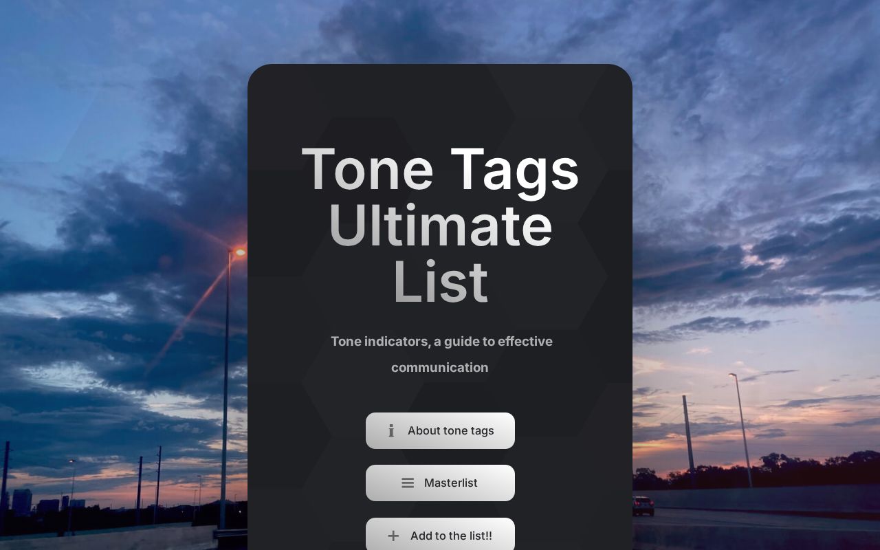 Ton Tags Tone Tags Ultimate List